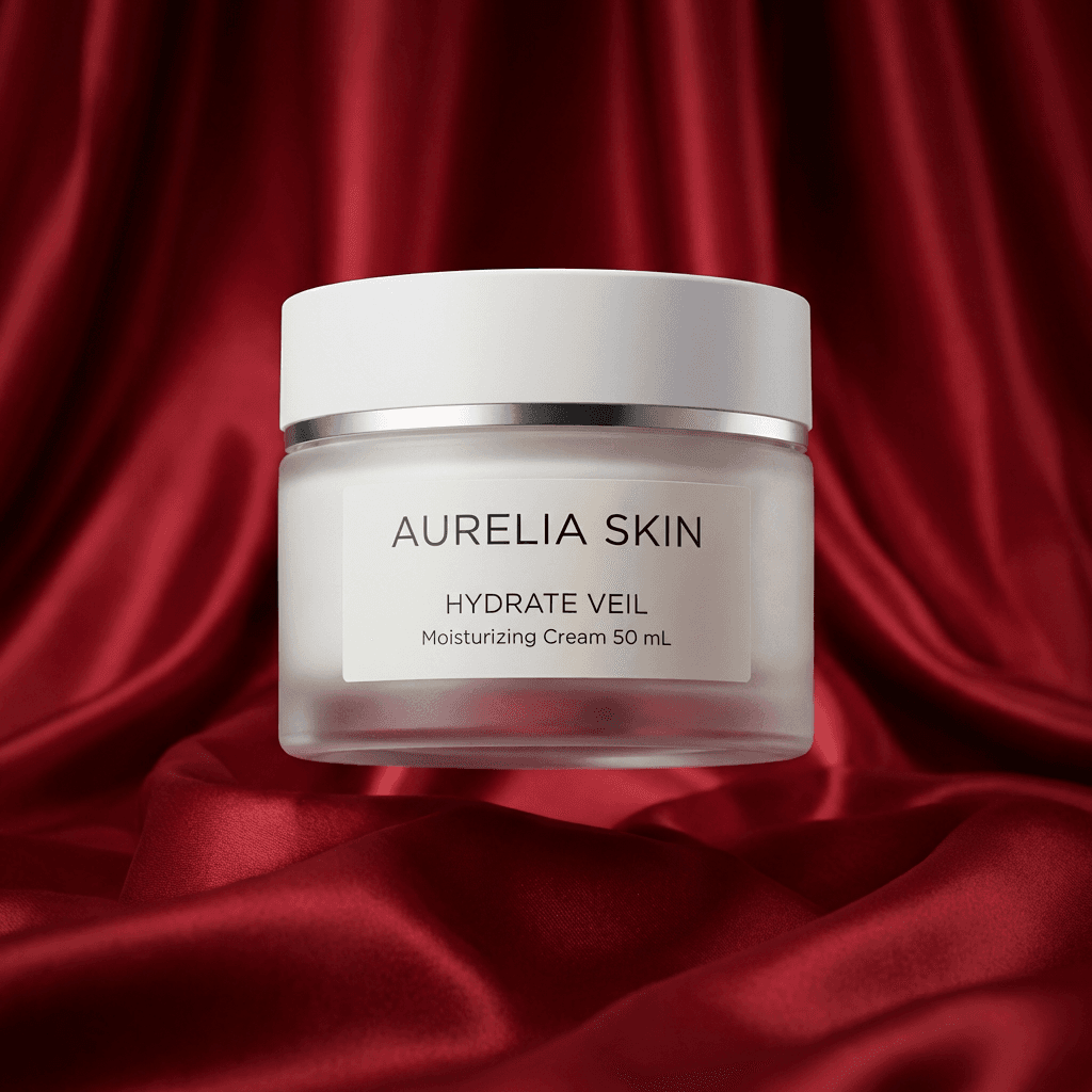 Aurelia Skin Hydrate Veil moisturiser product shot — Veronix Labs