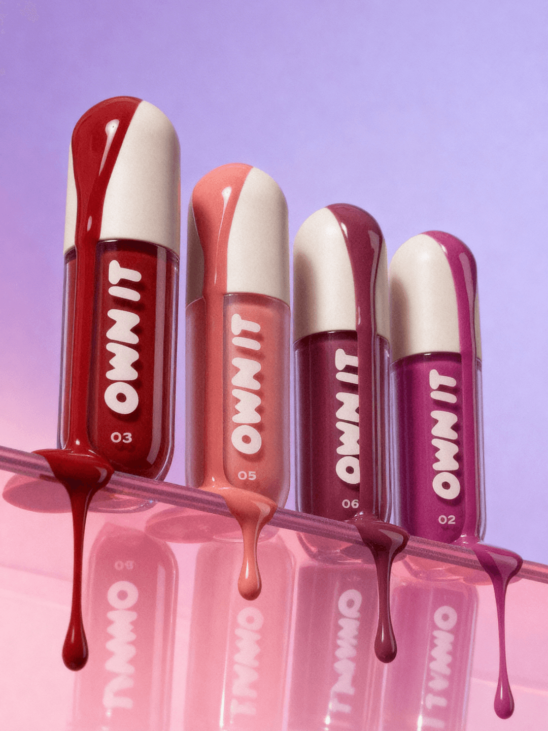 Own It lip gloss beauty product shot — Veronix Labs